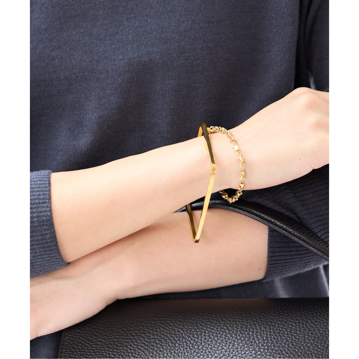 CLANATE クランテ  シルバーワイドバングル　 SLOBE iena CLANATE/クランテ】シルバーワイドバングル | スローブ イエナ