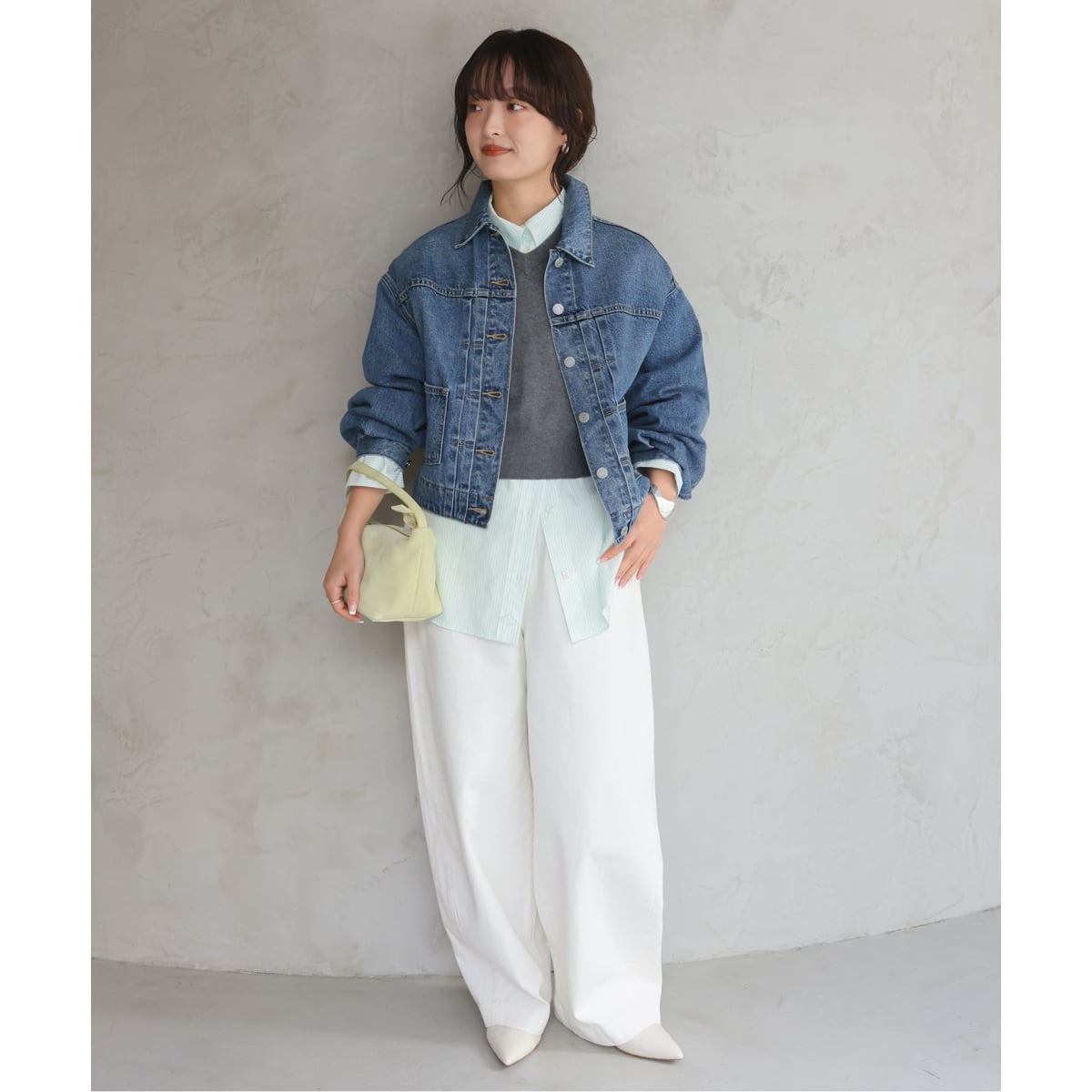 追加》Levi's/リーバイス SLOBE別注 BALLOON SLEEVE TRACKER デニ