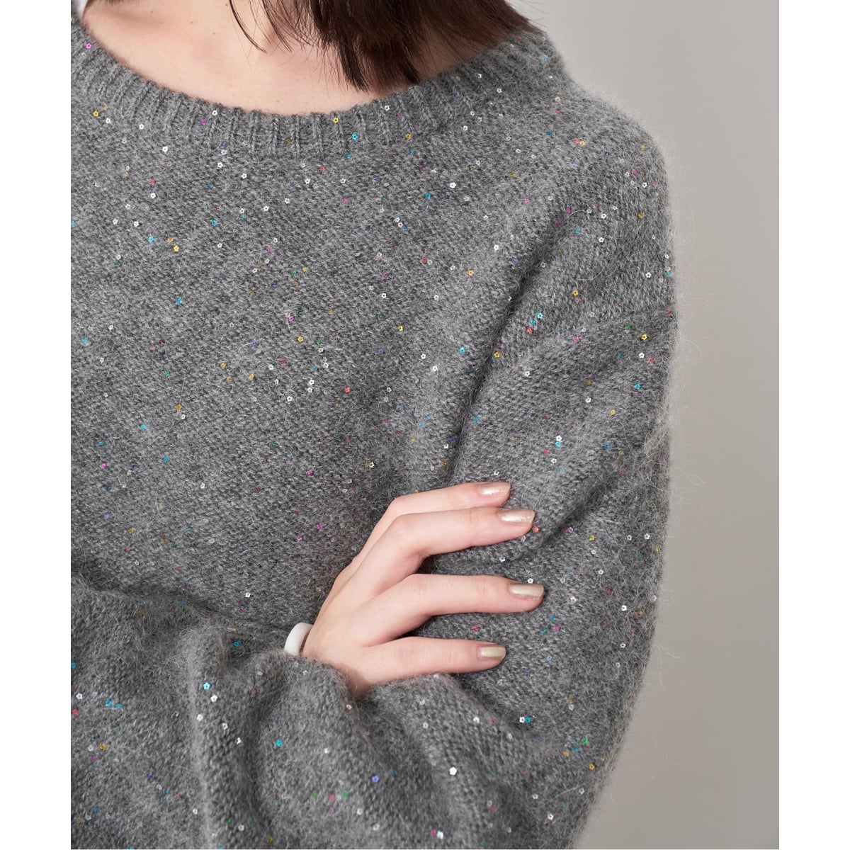 SLOBE IENA　　FROSTYCOTTONハーフスリーブプルオーバー　新品 セール】《接触冷感/UV機能》FROSTYCOTTONハーフスリーブプル