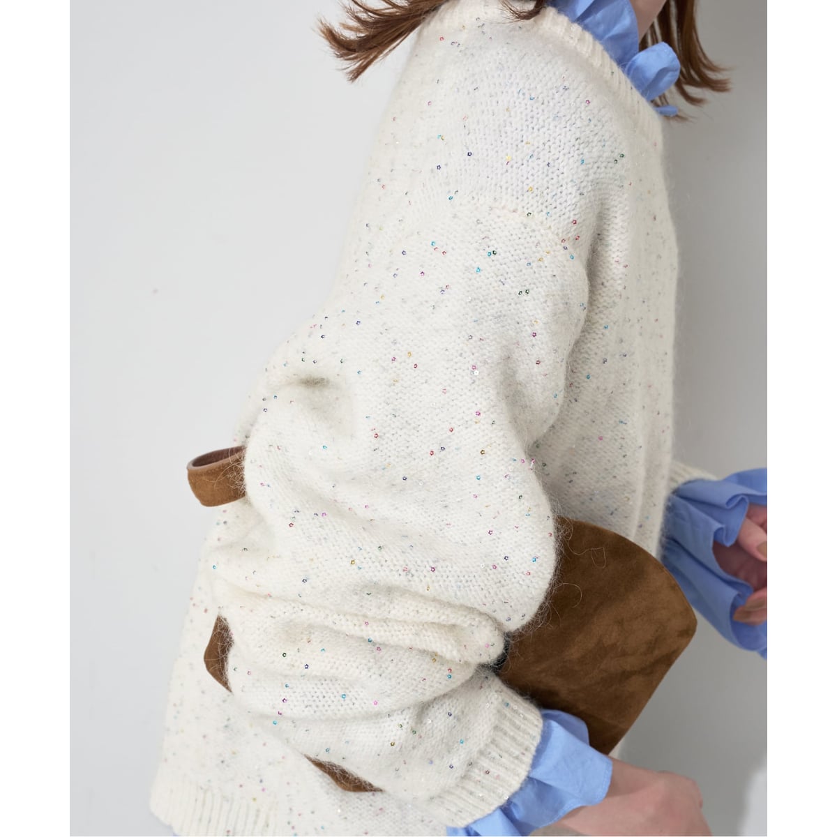 24AW SLOBE IENA フレンチウールドライバーズニット フレンチウールドライバーズニット | スローブ イエナ(SLOBE