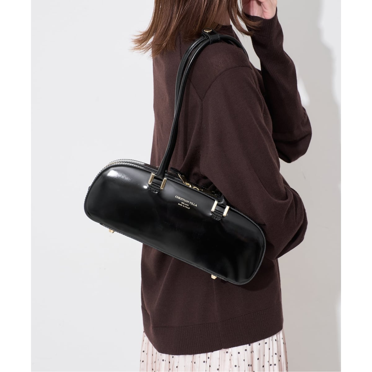 MARCO BIANCHINI/マルコ・ビアンキーニ レザーボストンBAG 25112