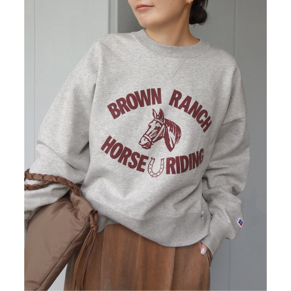 新品　IENA ⭐︎ イエナ ロゴスウェット トレーナー IENA イエナ 裏毛ロゴスエット ネイビー 日本製 スウェット