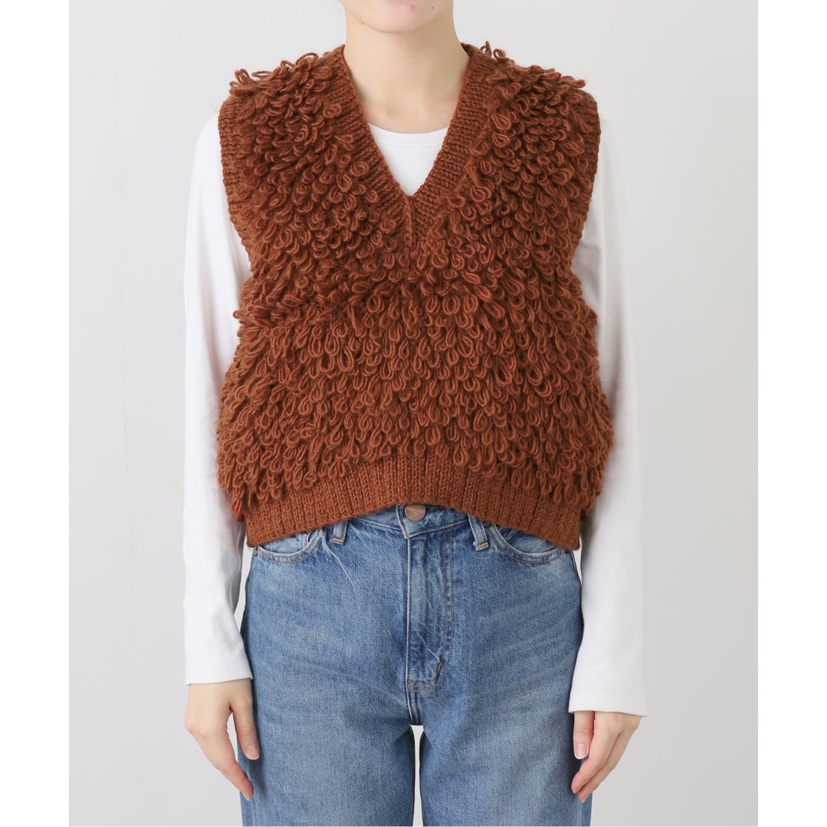 K.Ayami*Sヴィンテージライクニットベスト | スピック＆スパン(Spick