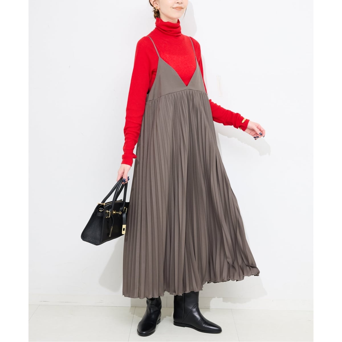 ウール混ジャージーフレアワンピース | スローブ イエナ(SLOBE IENA