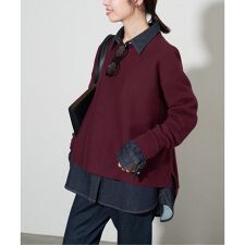 《セットアップ対応可/WEB限定/追加予約》コットンダブルフェイスプルオーバー