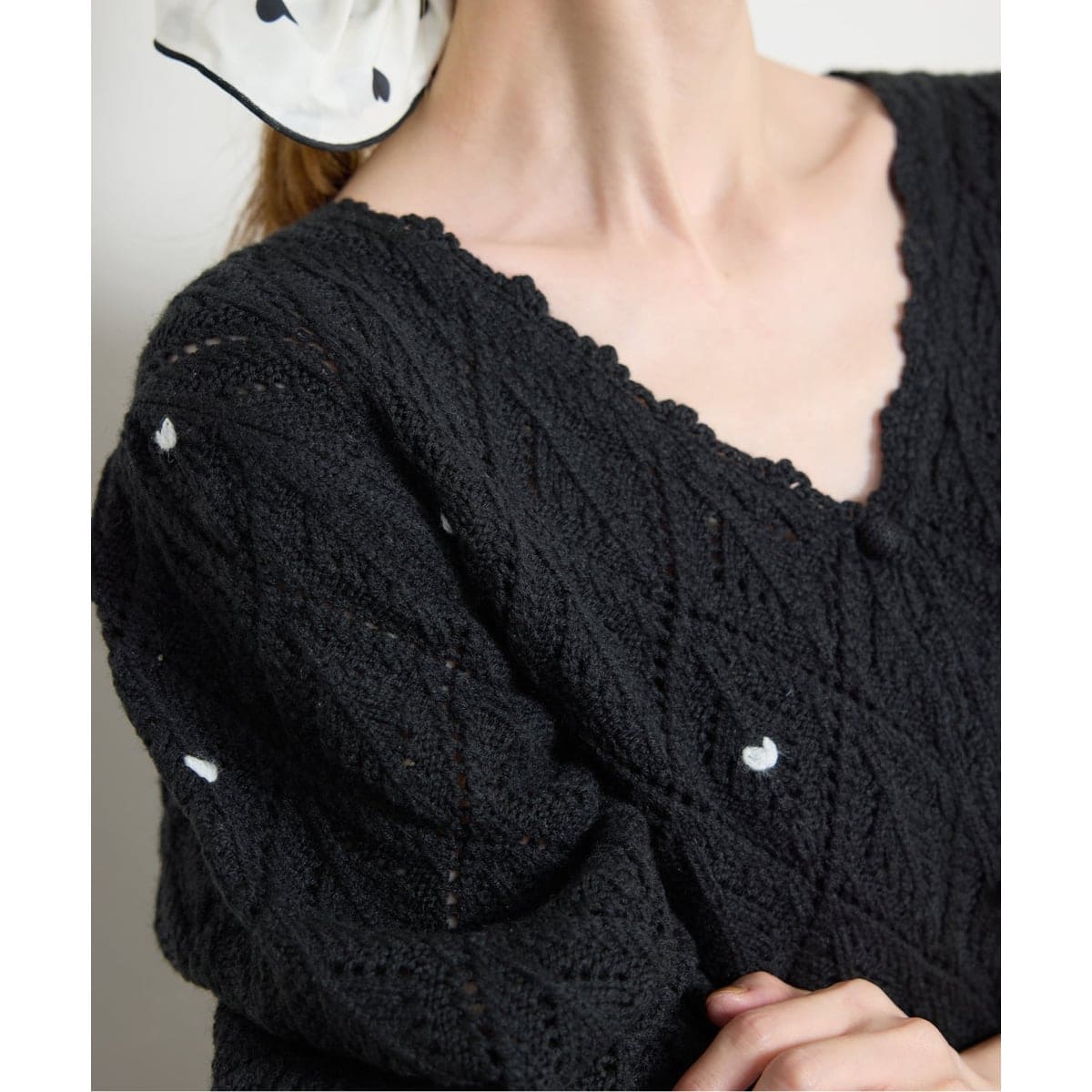 ◼スローブイエナ　【極美品】フォックスウールカシミヤカーディガン フォックスウールカシミヤ カーディガン | スローブ イエナ(SLOBE IENA