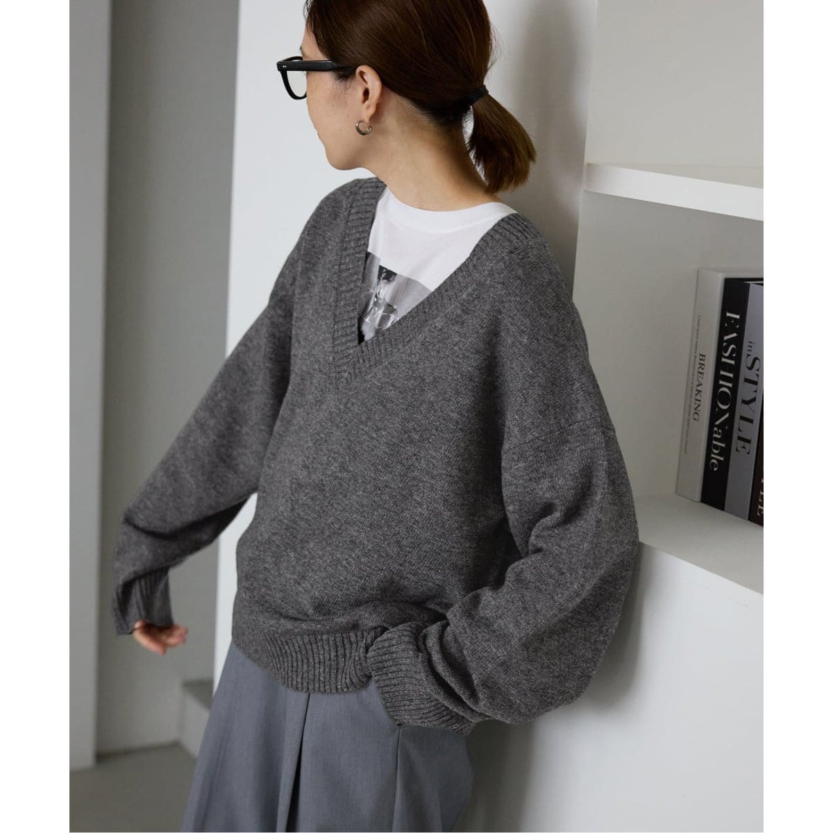 Jeu de Coeurs & Pois】ドットクルーネックプルオーバー | スローブ