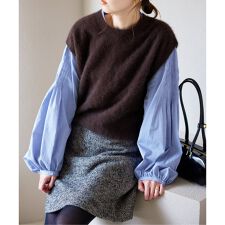 スローブ イエナ(SLOBE IENA)の《WEB限定/追加予約》ピンタックバルーンスリーブブラウス