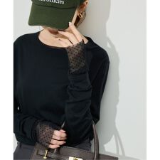 スローブ イエナ(SLOBE IENA)の《追加3予約》レイヤードフロッキードットスリーブロンTEE