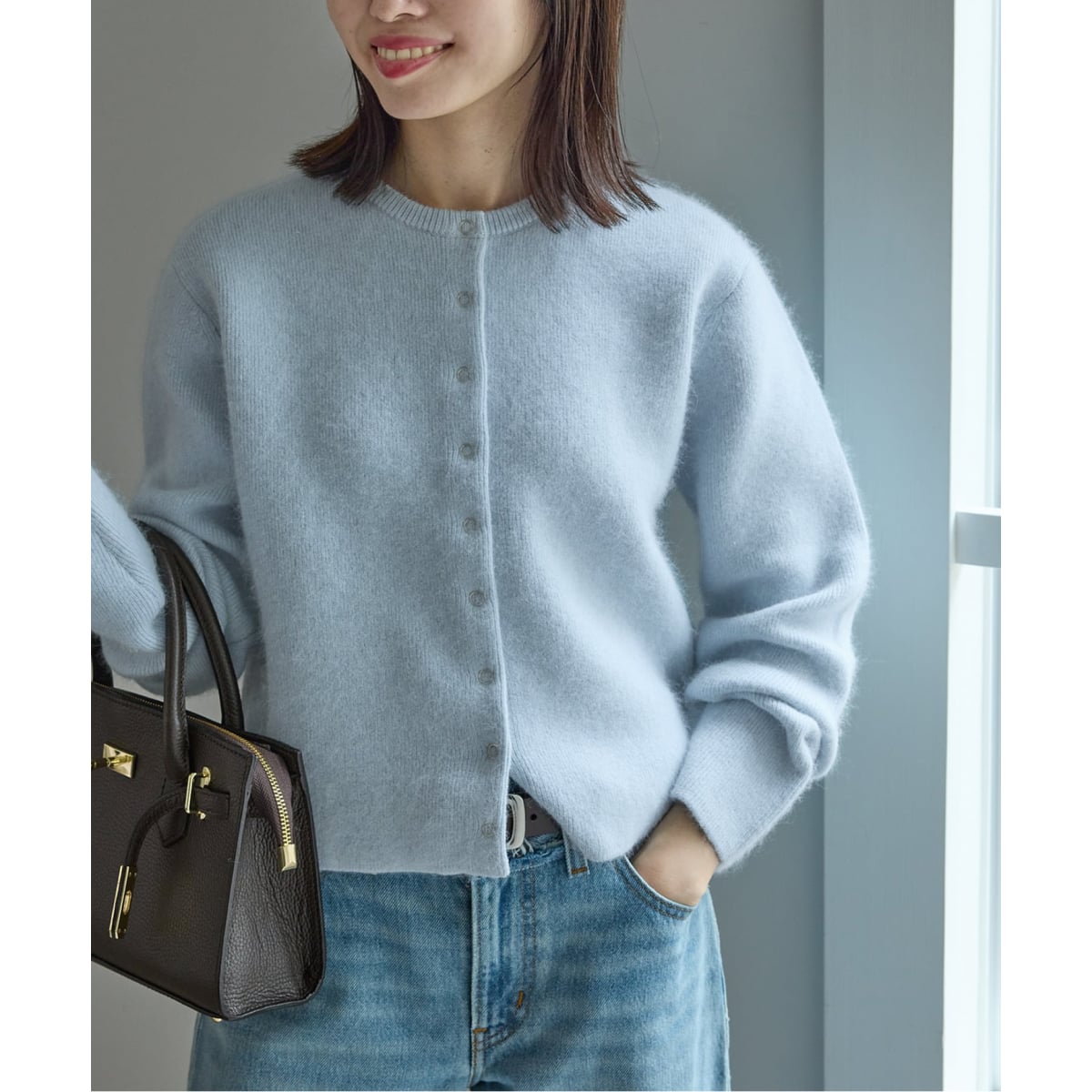 追加》フレンチリネン7分袖カーディガン | イエナ(IENA) | マルイ