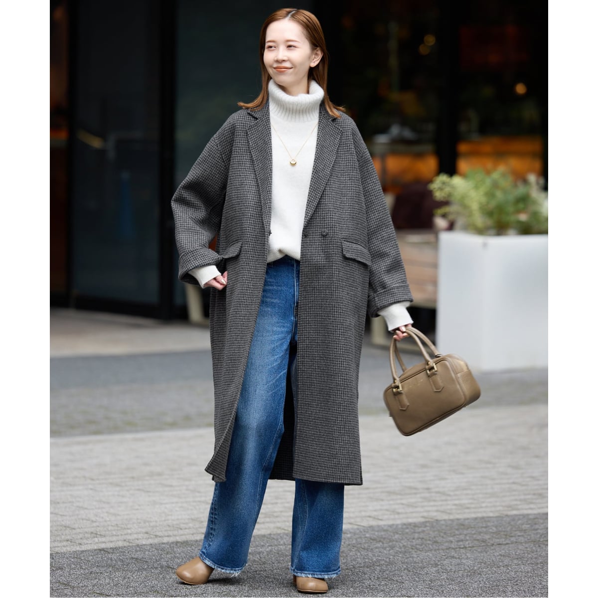 追加2予約》souple woolダブルフェイスチェスターコート | スローブ