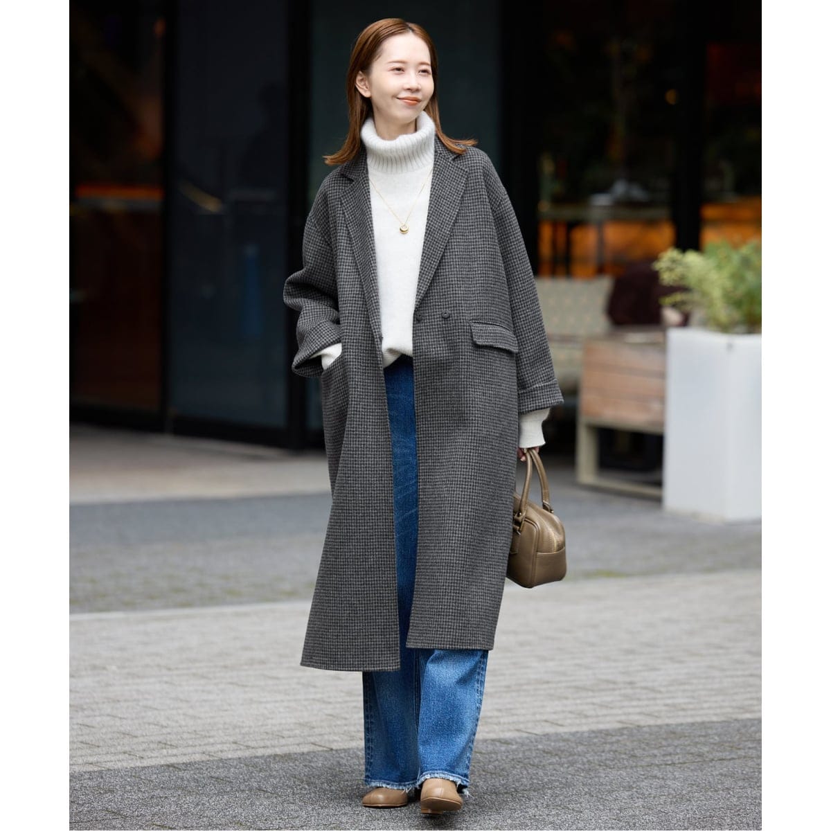 追加2予約》souple woolダブルフェイスチェスターコート | スローブ