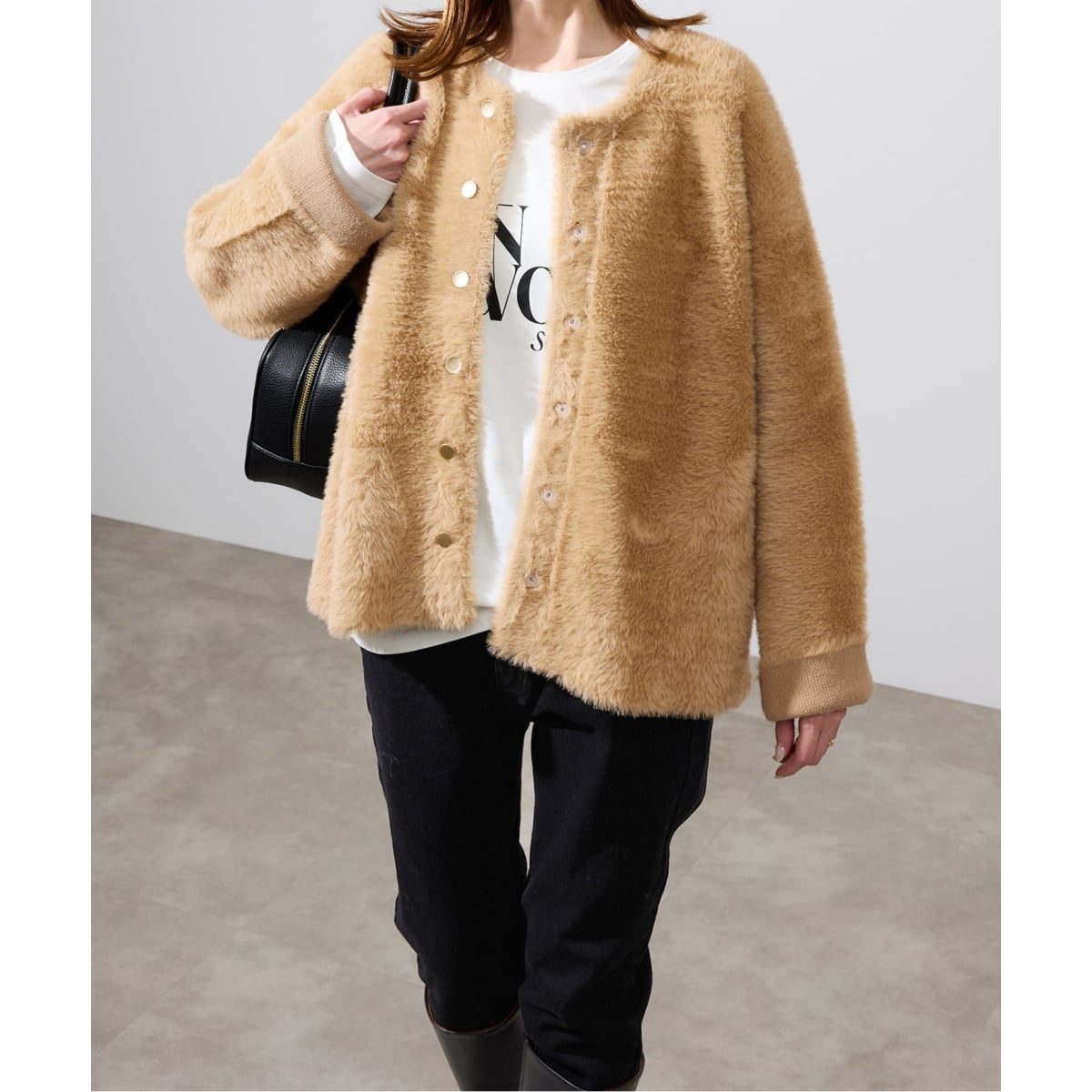 HAMILTON コンパクトノーカラーコート◇ | スローブ イエナ(SLOBE IENA