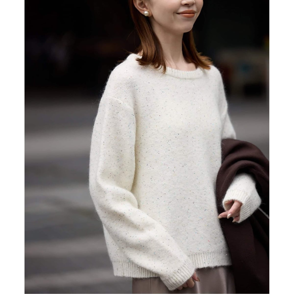 WEB限定/追加》スパンコールニット | スローブ イエナ(SLOBE IENA