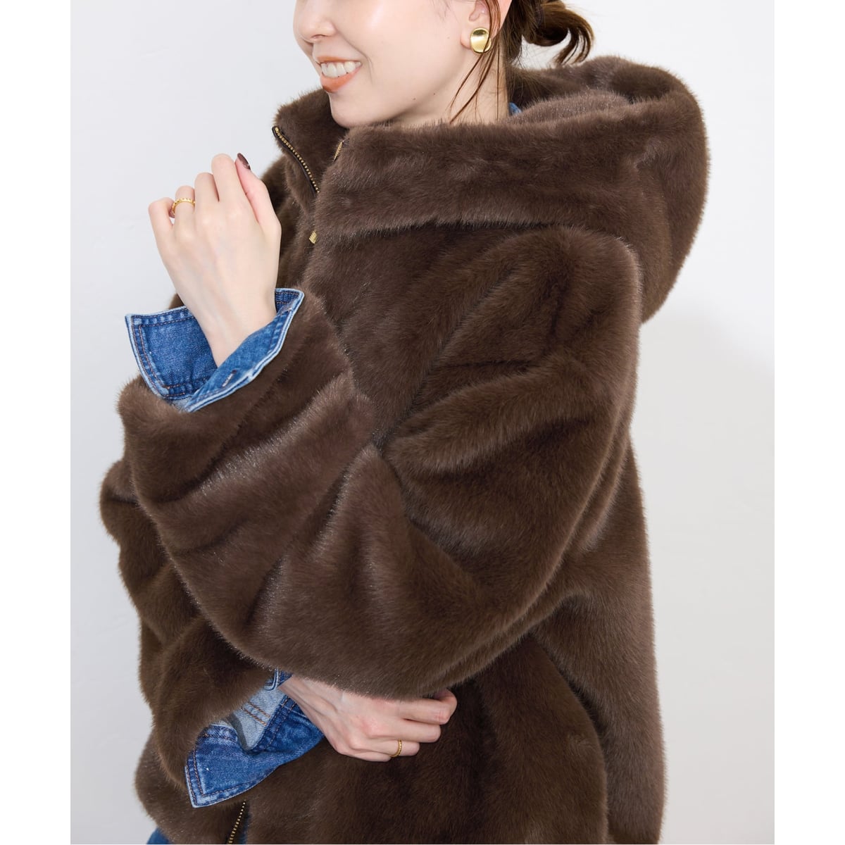 リネンライクツイルダブルブレストジャケット | スローブ イエナ(SLOBE