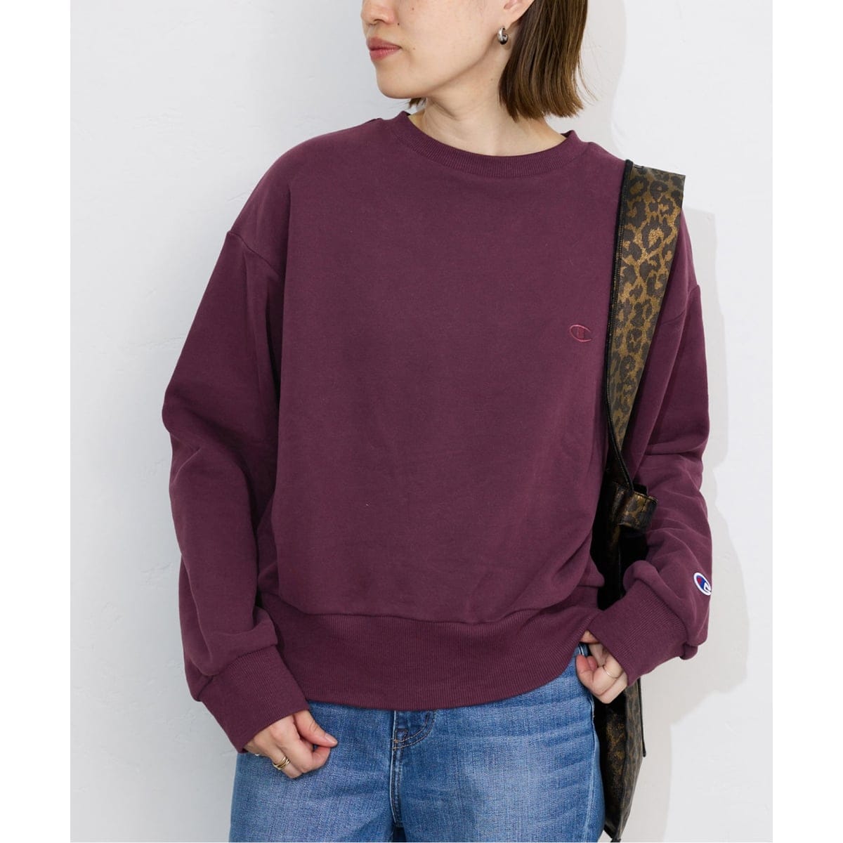 追加2》Champion/チャンピオン SLOBE別注 無地ガゼットスウェット