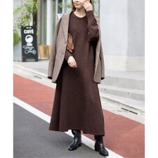 スローブ イエナ(SLOBE IENA)のフレアーニットワンピース