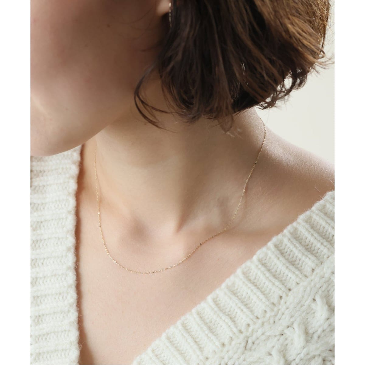 SLOBE ペタルチェーンネックレス K10 | スローブ イエナ(SLOBE IENA