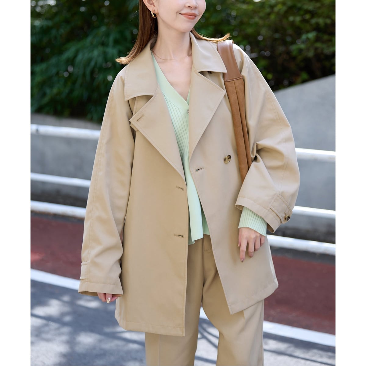 ツイルコットンオーバートレンチコート | スピック＆スパン(Spick and