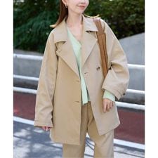 《セットアップ対応可/予約》撥水ミドルトレンチコート