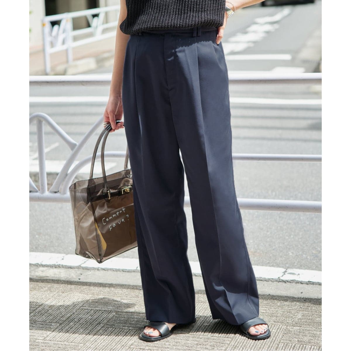 セットアップ対応可/WEBのみ4サイズ展開》撥水2タックチノパンツ