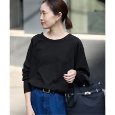 シアー天竺ニュアンスプルオーバー