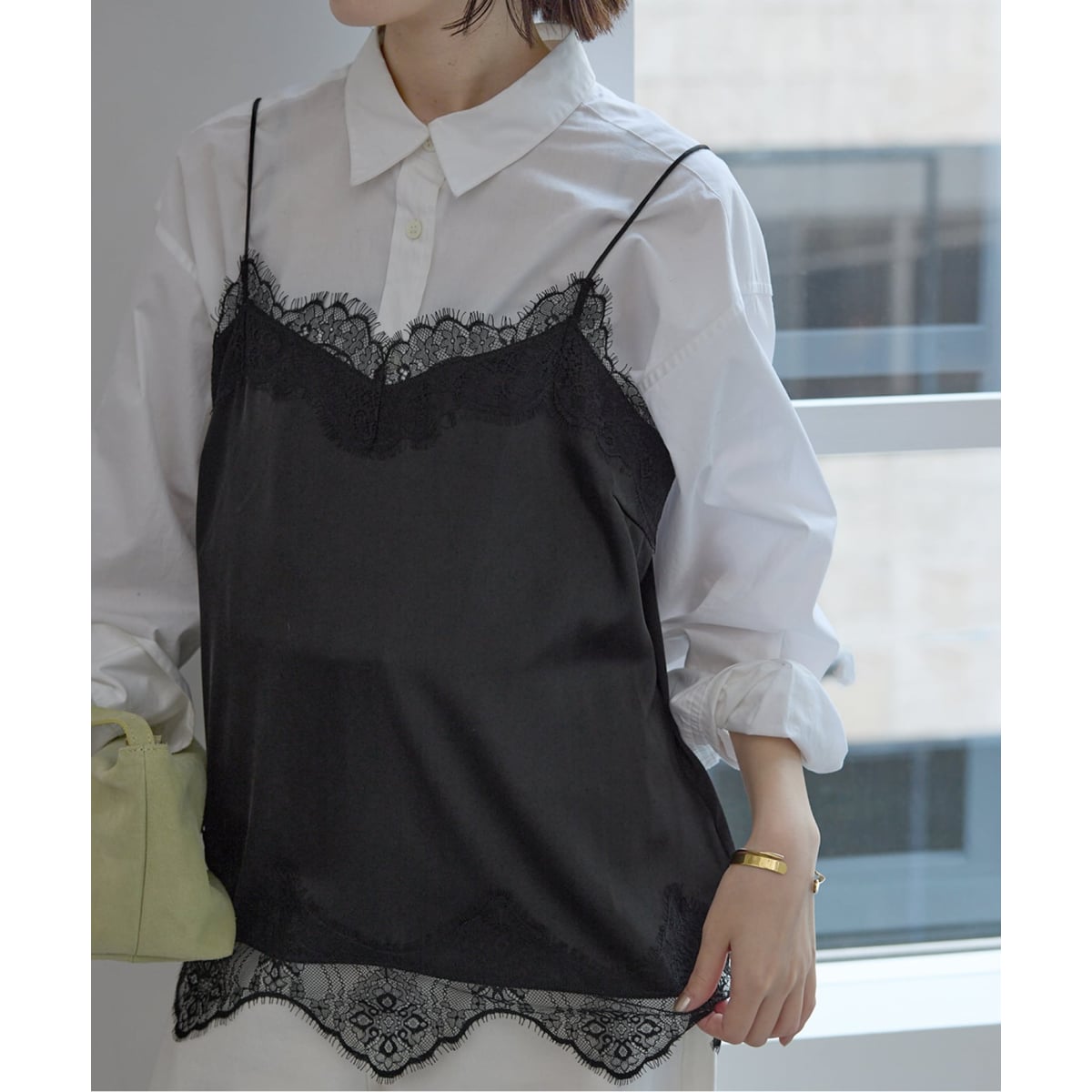 SLOBE IENA ショートレースキャミ SLOBE IENA ショートレースキャミ IENA（イエナ）の「レースショート