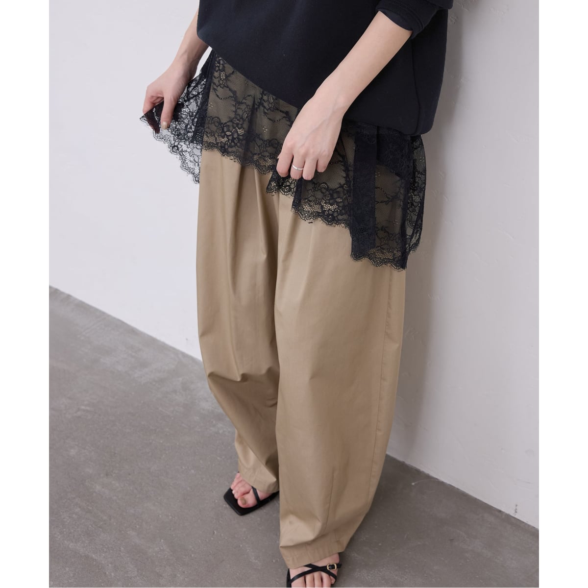 レースコンビカットソー | スローブ イエナ(SLOBE IENA) | マルイ