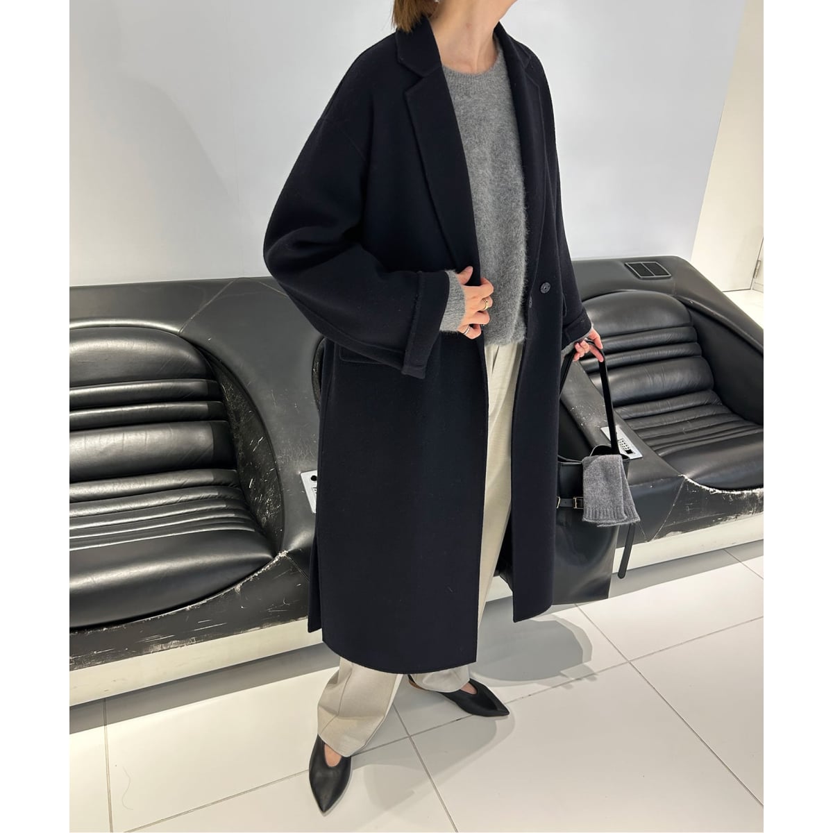 HAMILTONダブルフェイスウールチェスターコート | スローブ イエナ