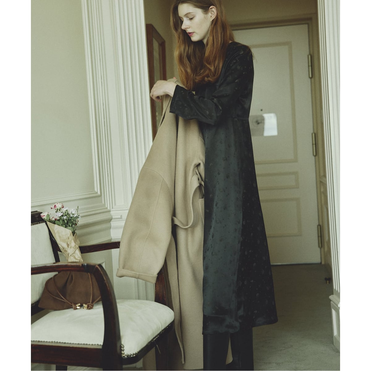 タフタプリントキャミワンピ | スローブ イエナ(SLOBE IENA) | マルイ