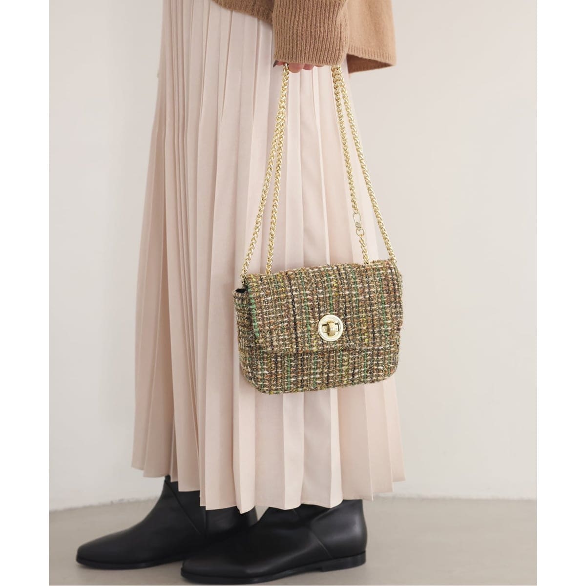 kassiopea/カシオペア ツィードショルダーバッグ URIEL | スローブ