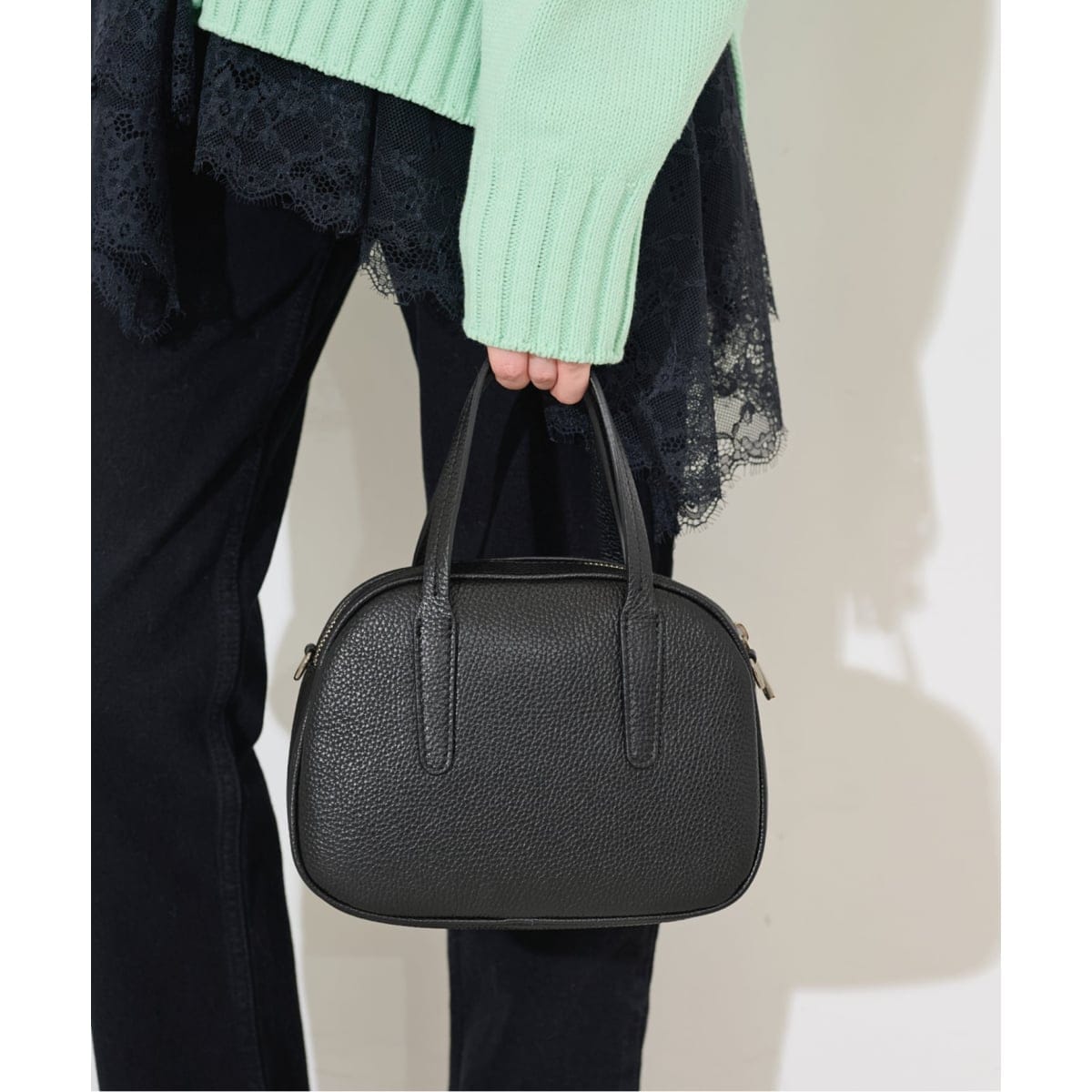 SLOBE スクエアボストンバッグ | スローブ イエナ(SLOBE IENA