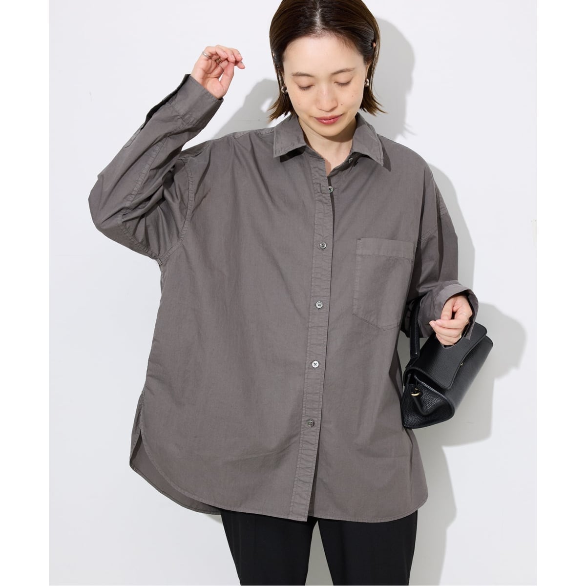 追加2》LE DENIMクロップドシャツ | スローブ イエナ(SLOBE IENA