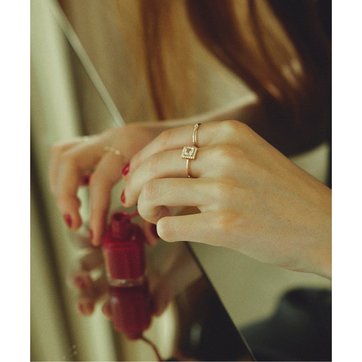 WEB限定/追加》ODUL SLOBE別注 スクエアカットリング | スローブ