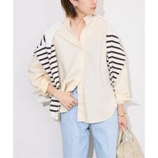 《追加2》ROYAL NAVY/ロイヤルネイビー SLOBE別注 バンドカラーシャツ