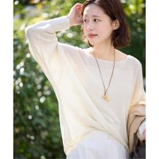 《追加》リネン混畦ニット