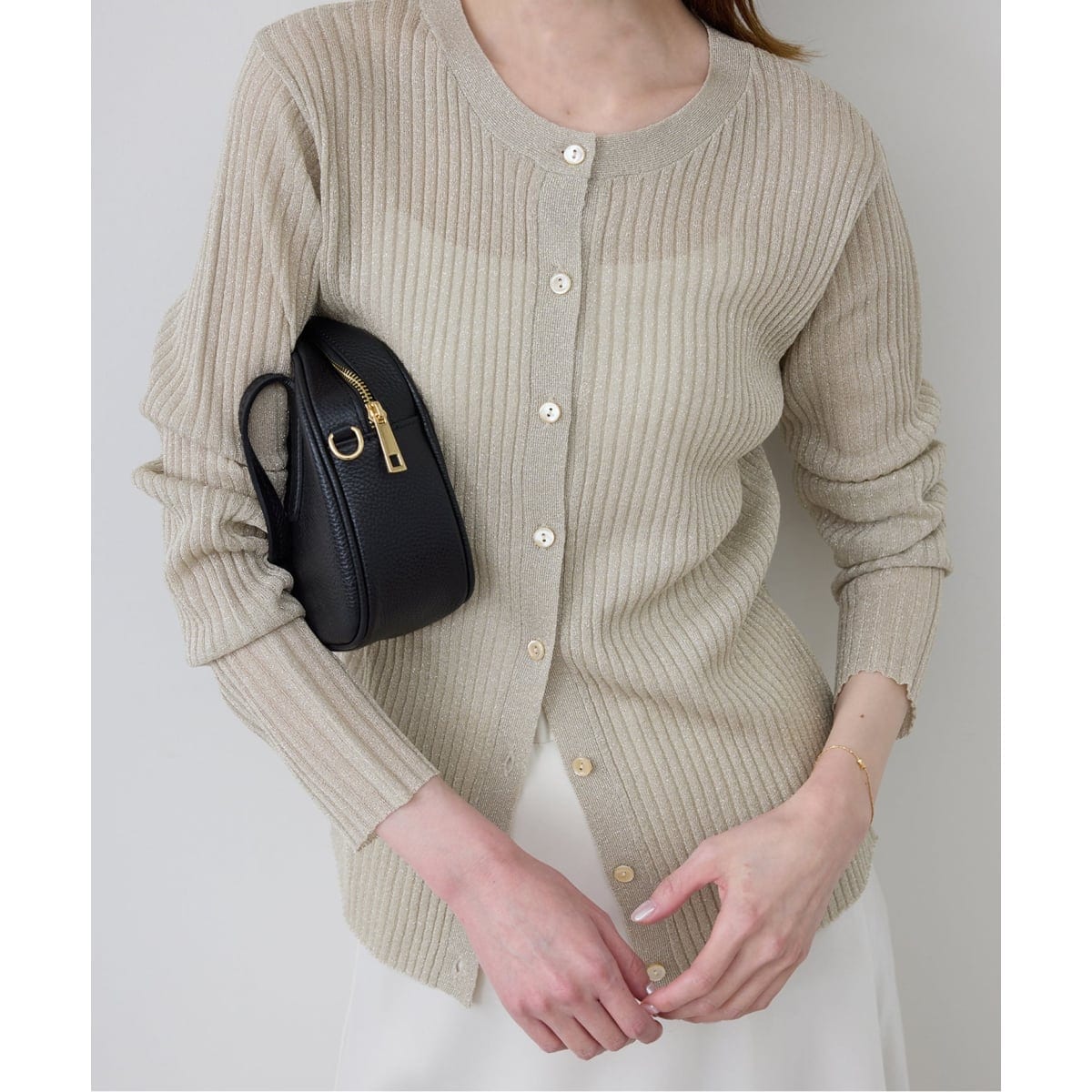 フォックスウールカシミヤ カーディガン | スローブ イエナ(SLOBE IENA