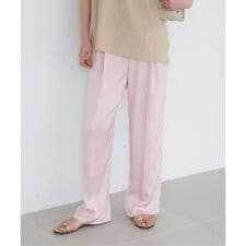 サテンタックパンツ