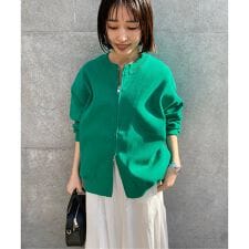 ダブルZIPクルーネックカーディガン