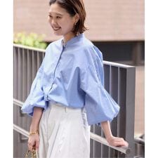 《WEB限定/追加2予約》ピンタックバルーンスリーブブラウス