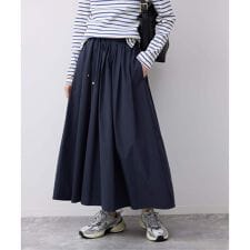 タフタタックギャザースカート