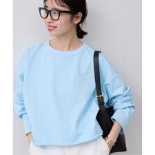 《予約》ミニ裏毛カットオフショートプルオーバー