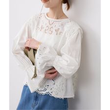 《予約》カットワークブラウス