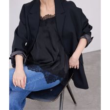 《追加2》サテンレースキャミソール