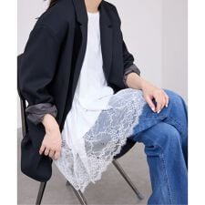 《WEB限定/追加6予約》レースコンビカットソー