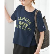 Champion/チャンピオン SLOBE別注 ロゴTシャツ