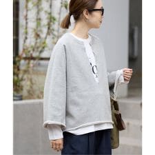 《追加予約》裏毛スキッパープルオーバー