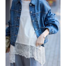 《追加予約》レースコンビカットソー2