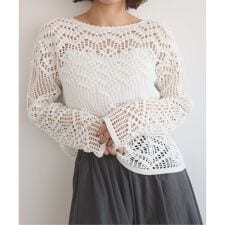 IRONING/アイロニング crochet patterend ニット 03IR02041