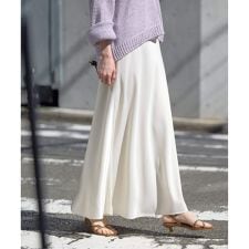 《WEB限定/追加2》グロッシーサテンフレアスカート